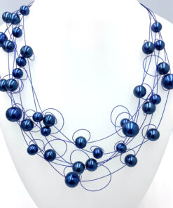 Ketting Judi donkerblauw