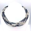 Ketting Stella donkerblauw leer
