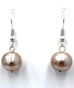 Glasparel oorbellen Paloma 10 champagne