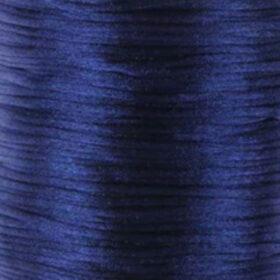 Donkerblauw satijnkoord