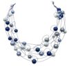 Ketting Janelle in blauwtinten