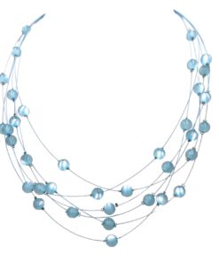 Ketting Millie van cateye kralen