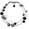 Armband Janelle in blauwtinten