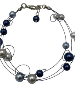 Armband Janelle in blauwtinten