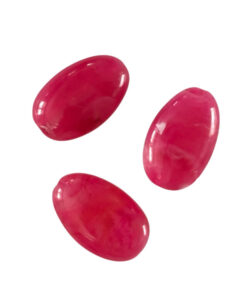 Grote acryl xl kralen fuchsia marmer